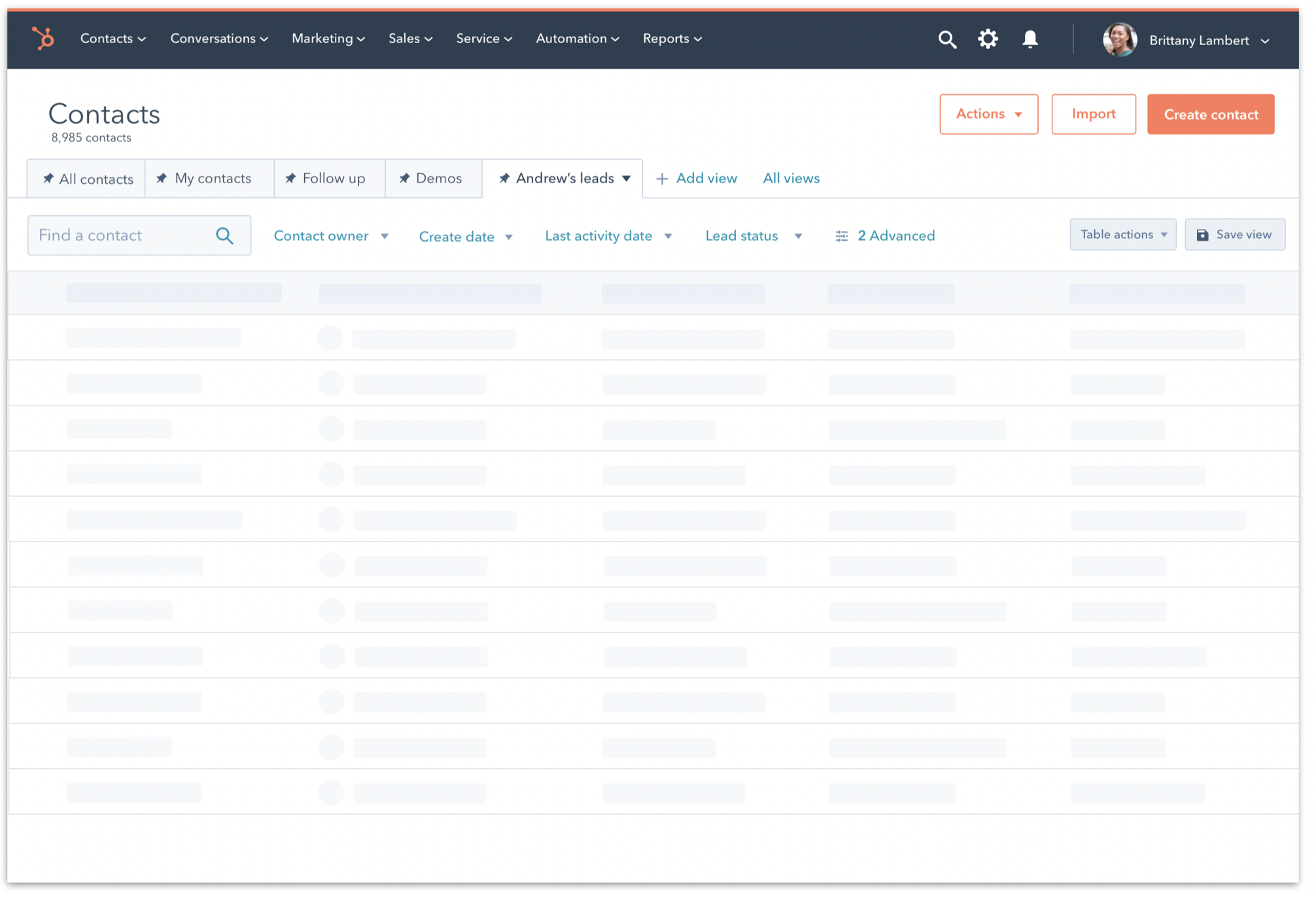 A New Look for CRM Home Pages in HubSpot